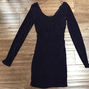 Glam long sleeved dress